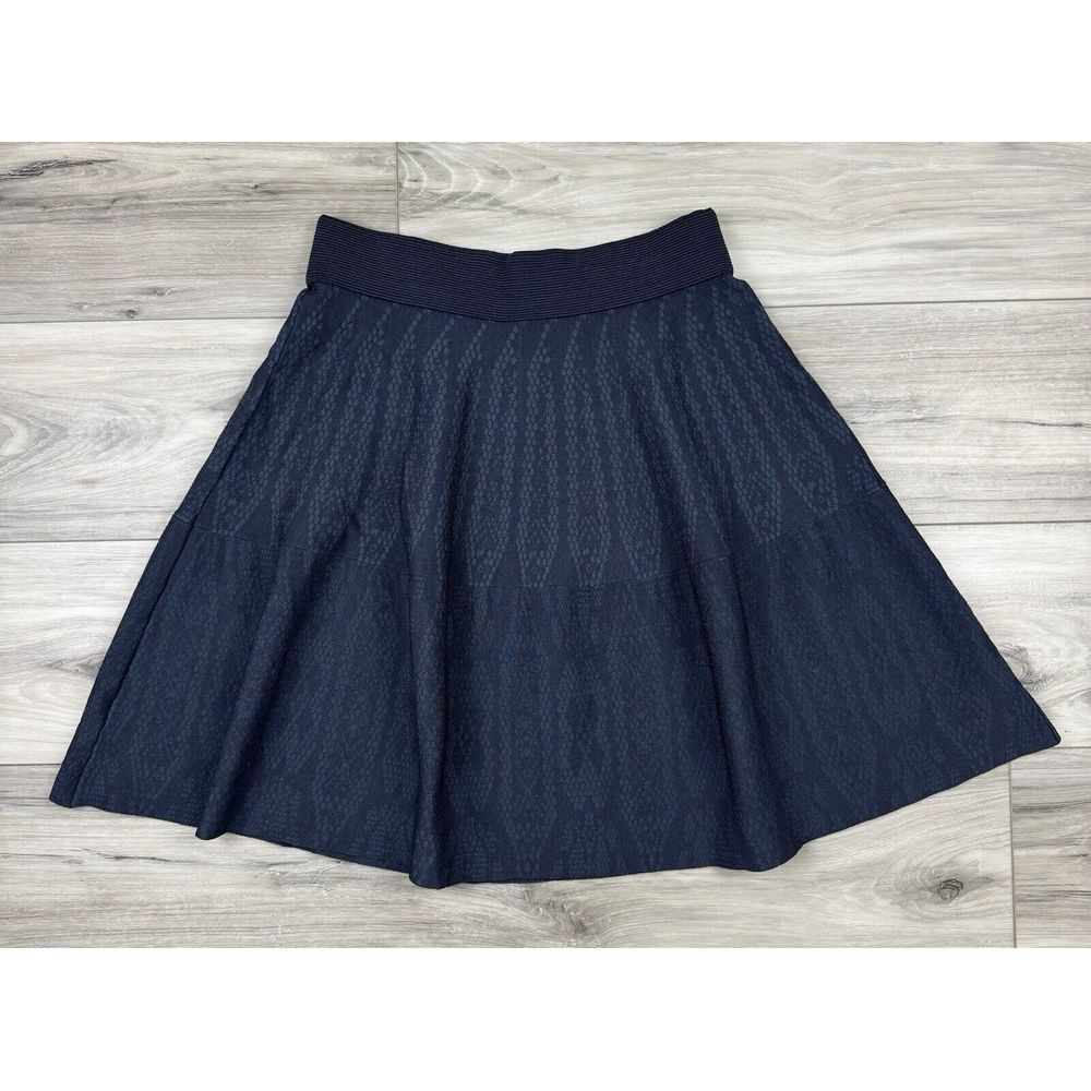 Rebecca‎ Taylor Knit Heavy Sweater Skater Circle Skirt Stretch Sz S